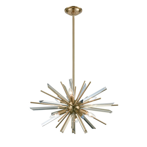 Люстра P68112-6AB antique brass