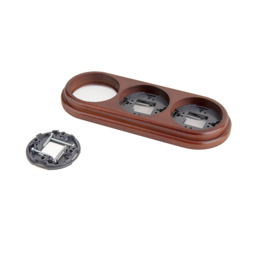 Рамка Werkel Legend на 3 поста итальянский орех WL15-frame-03 4690389100970 Рамка Werkel Legend на 3 поста итальянский орех WL15-frame-03 4690389100970
