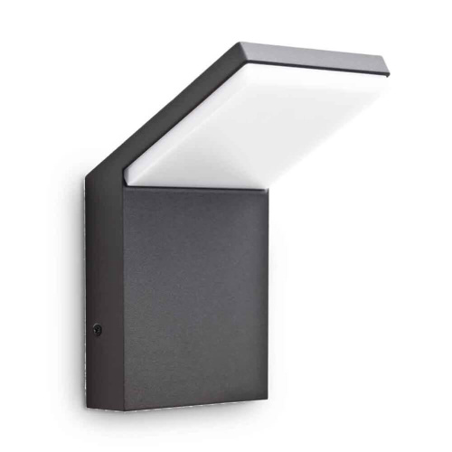 Уличный настенный светодиодный светильник Ideal Lux Style Ap Antracite 4000K 209845 Уличный настенный светодиодный светильник Ideal Lux Style Ap Antracite 4000K 209845