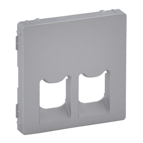 Лицевая панель Legrand Valena Life розетки телефонной RJ-11/Ethernet RJ-45 алюминий 755422 Лицевая панель Legrand Valena Life розетки телефонной RJ-11/Ethernet RJ-45 алюминий 755422