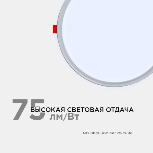 Встраиваемая светодиодная панель OGM LP-12 Встраиваемая светодиодная панель OGM LP-12