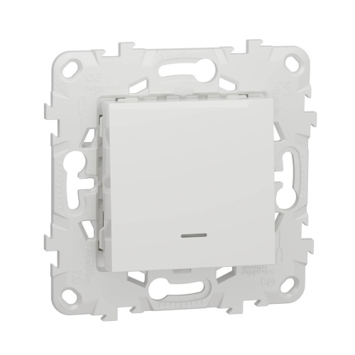 Выключатель одноклавишный Schneider Electric Unica New NU520118N