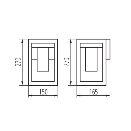 Садовый настенный светильник Kanlux VIMO EL 27 B 34980 Садовый настенный светильник Kanlux VIMO EL 27 B 34980