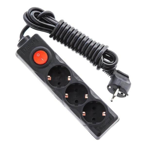 Удлинитель Uniel 2гн х 7м с/з Standard S-GCD3-7B Black UL-00003609 Удлинитель Uniel 2гн х 7м с/з Standard S-GCD3-7B Black UL-00003609