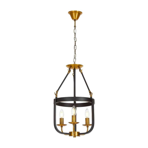 Подвесной светильник Lumina Deco Berling LDP 8024-3 BK+MD Подвесной светильник Lumina Deco Berling LDP 8024-3 BK+MD