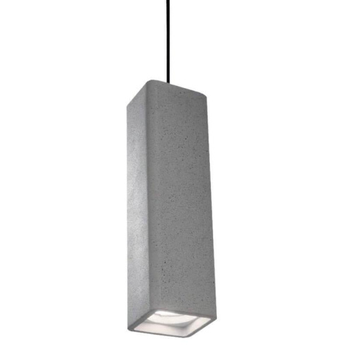Подвесной светильник Ideal Lux Oak SP1 Square Cemento 150673 Подвесной светильник Ideal Lux Oak SP1 Square Cemento 150673