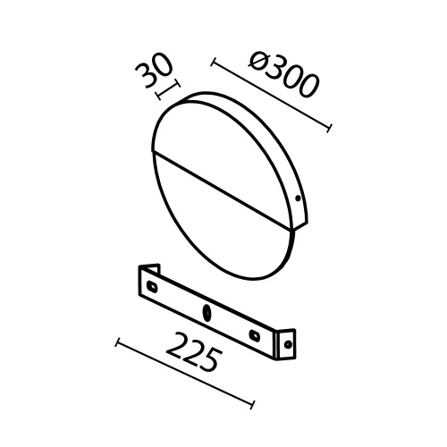 Настенный светильник (бра) Maytoni MOD320WL-L13MR3K1 Настенный светильник (бра) Maytoni MOD320WL-L13MR3K1