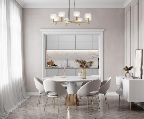 Подвесная люстра Maytoni Vision MOD411PL-08G Подвесная люстра Maytoni Vision MOD411PL-08G