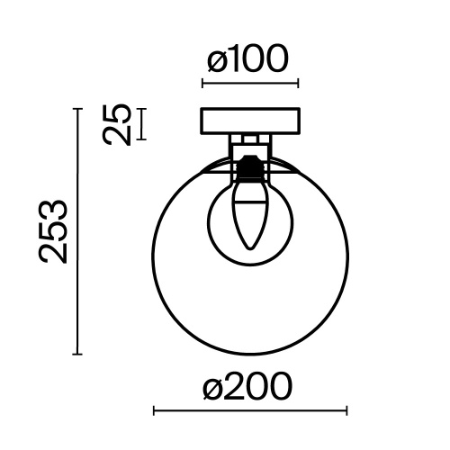 Настенный светильник (бра) Maytoni MOD521WL-01G3 Настенный светильник (бра) Maytoni MOD521WL-01G3