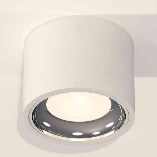 Комплект накладного светильника Ambrella light Techno Spot XS7510011 SWH/PSL белый песок/серебро полированное (C7510, N7022) Комплект накладного светильника Ambrella light Techno Spot XS7510011 SWH/PSL белый песок/серебро полированное (C7510, N7022)