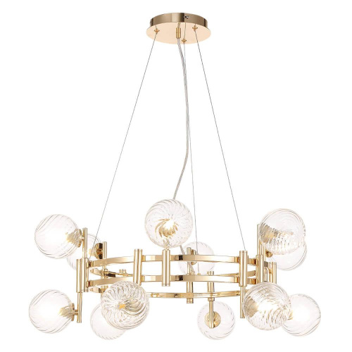 Подвесная люстра Crystal Lux Luxury SP12 Gold Подвесная люстра Crystal Lux Luxury SP12 Gold
