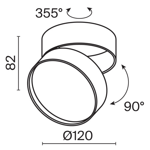Светодиодный спот Maytoni Onda C024CL-L18B4K Светодиодный спот Maytoni Onda C024CL-L18B4K