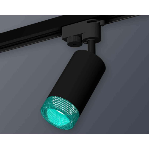 Комплект трекового светильника Ambrella light Track System XT6323083 SBK/BL черный песок/голубой (A2521, C6323, N6153) Комплект трекового светильника Ambrella light Track System XT6323083 SBK/BL черный песок/голубой (A2521, C6323, N6153)