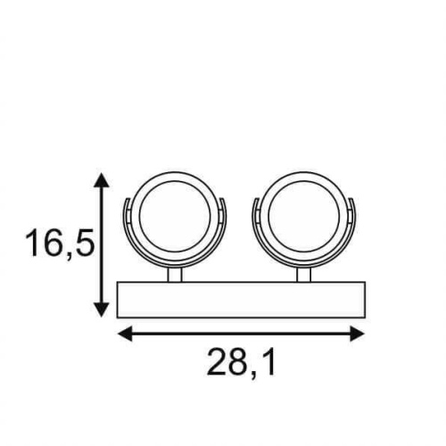 Светодиодный спот SLV Kalu 2 Led 147611 Светодиодный спот SLV Kalu 2 Led 147611