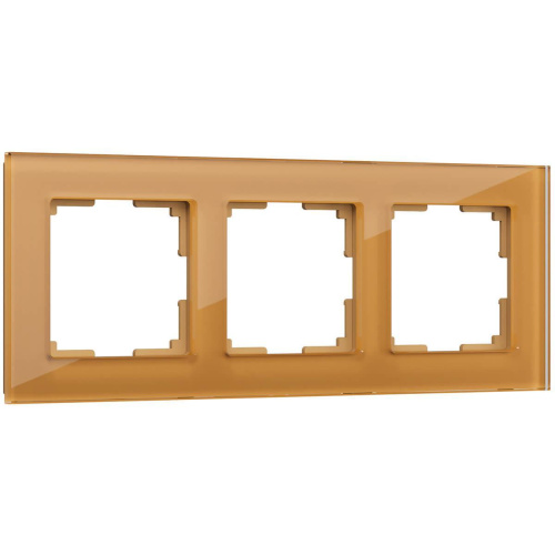 Рамка Werkel Favorit на 3 поста бронзовый WL01-Frame-03 4690389098628 Рамка Werkel Favorit на 3 поста бронзовый WL01-Frame-03 4690389098628
