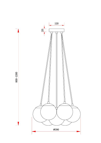 Подвесной светильник Freya FR5231PL-07CH Подвесной светильник Freya FR5231PL-07CH