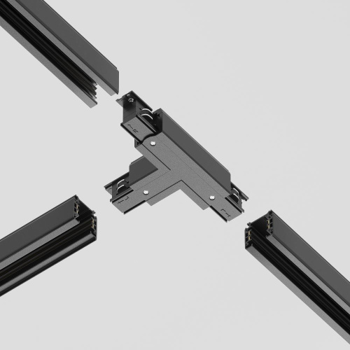 Коннектор T-образный Maytoni Technical Accessorises TRA005CT-31B-L Коннектор T-образный Maytoni Technical Accessorises TRA005CT-31B-L