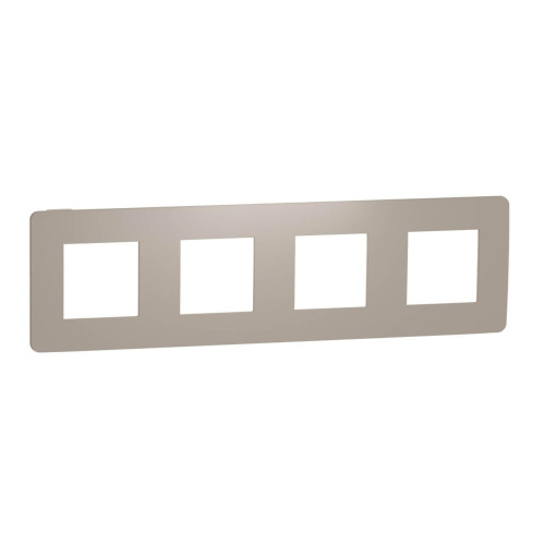 Рамка 4-постовая Schneider Electric Unica New NU280827 Рамка 4-постовая Schneider Electric Unica New NU280827