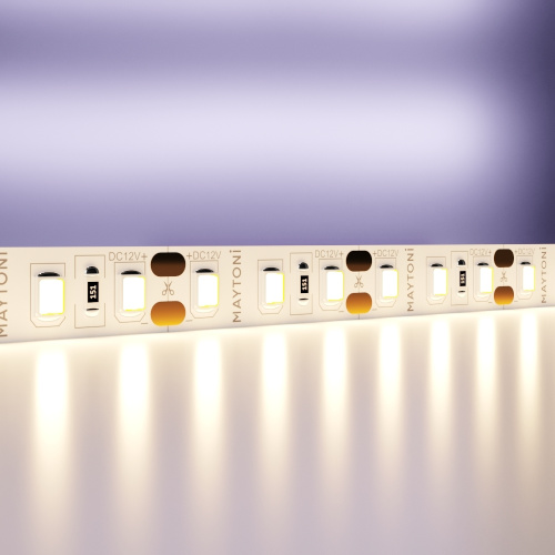 Светодиодная лента Maytoni Technical 9,6W/m 120LED/m 2835SMD теплый белый 5M 10108 Светодиодная лента Maytoni Technical 9,6W/m 120LED/m 2835SMD теплый белый 5M 10108