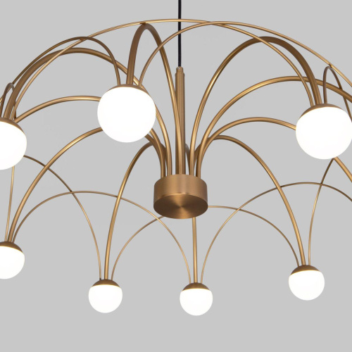 Подвесная светодиодная люстра Eurosvet Ragno 90030/10 LED золото Подвесная светодиодная люстра Eurosvet Ragno 90030/10 LED золото