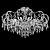 Подвесная люстра Crystal Lux Hollywood SP-PL10 Chrome D1000