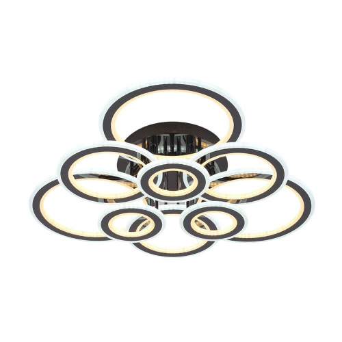Потолочная светодиодная люстра Seven Fires Eveik SF7010/9C-BKCR Потолочная светодиодная люстра Seven Fires Eveik SF7010/9C-BKCR