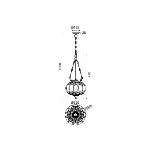 Подвесной светильник Vele Luce Helen VL4266P13 Подвесной светильник Vele Luce Helen VL4266P13