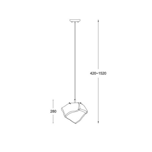 Подвесной светильник Zumaline Rock P0488-01B-U8AC Подвесной светильник Zumaline Rock P0488-01B-U8AC