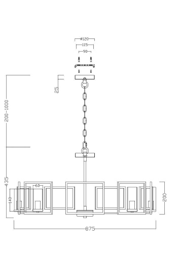 Подвесной светильник Maytoni H009PL-08G Подвесной светильник Maytoni H009PL-08G
