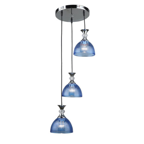 Подвесная люстра Seven Fires Leki WD3629/3P-CR-BL Подвесная люстра Seven Fires Leki WD3629/3P-CR-BL