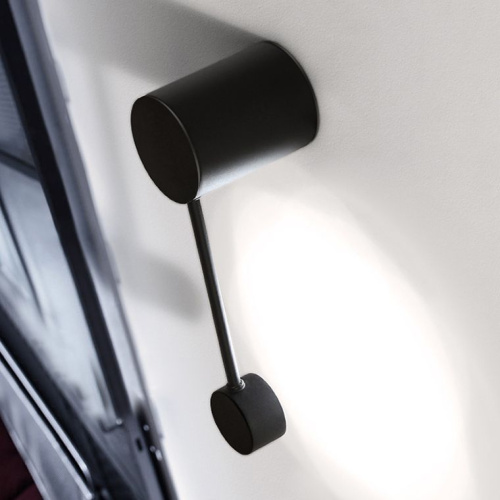 Бра Via Pin Wall L41,5 Black By Imperiumloft