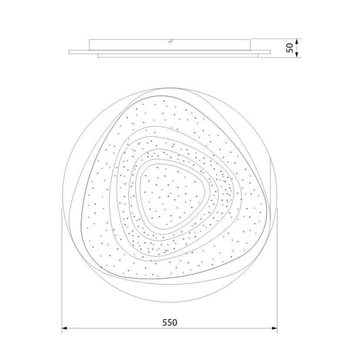 Потолочный светодиодный светильник Eurosvet Siluet 90115/6 белый Потолочный светодиодный светильник Eurosvet Siluet 90115/6 белый