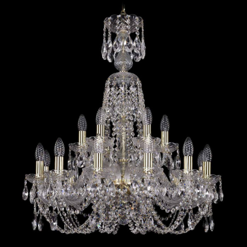 Подвесная люстра Bohemia Ivele 1406/12+6/240/XL-78 G Подвесная люстра Bohemia Ivele 1406/12+6/240/XL-78 G