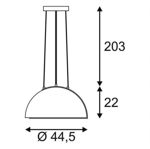 Подвесной светодиодный светильник SLV Brenda PD 157701 Подвесной светодиодный светильник SLV Brenda PD 157701