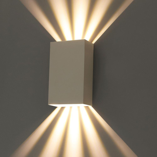 Уличный настенный светодиодный светильник Arte Lamp Algol A5640AL-2WH Уличный настенный светодиодный светильник Arte Lamp Algol A5640AL-2WH