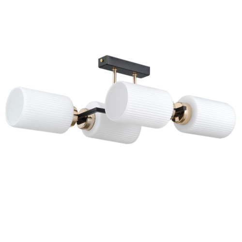 Потолочный светильник ILLUMICO IL0809-4ASQ-25 BK AB NAPLES Потолочный светильник ILLUMICO IL0809-4ASQ-25 BK AB NAPLES