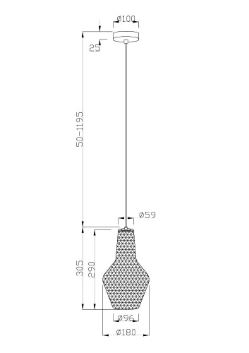 Подвесной светильник Maytoni Tommy P054PL-01B1 Подвесной светильник Maytoni Tommy P054PL-01B1