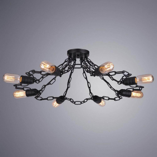 Потолочная люстра Arte Lamp A9344PL-8BK Потолочная люстра Arte Lamp A9344PL-8BK