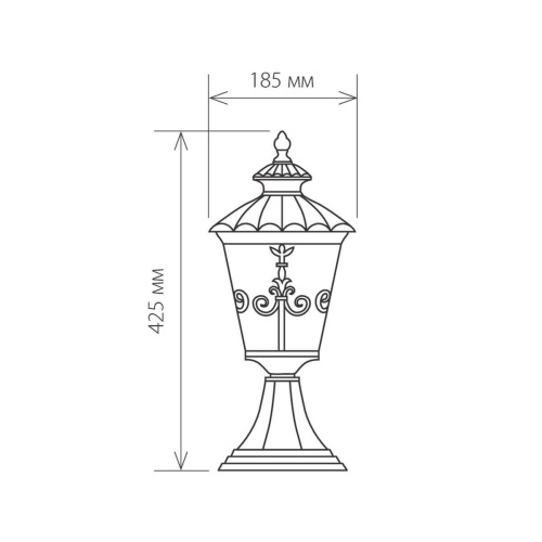 Уличный светильник Elektrostandard Diadema a028002 Уличный светильник Elektrostandard Diadema a028002