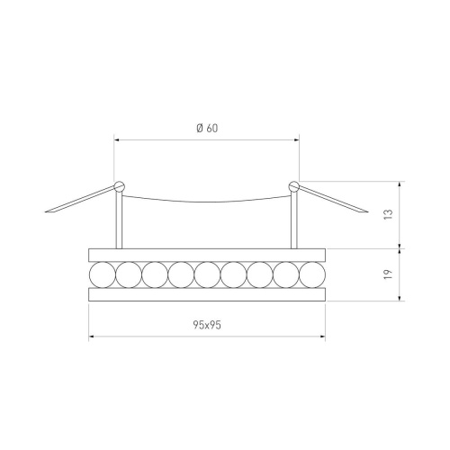 Встраиваемый светильник Elektrostandard Annuli 8391 MR16 a049338 Встраиваемый светильник Elektrostandard Annuli 8391 MR16 a049338