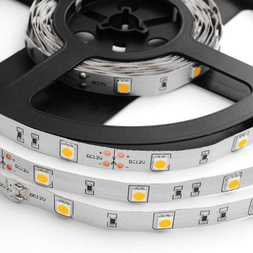 Светодиодная влагозащищенная лента OGM 9,6W/m 120LED/m 2835SMD теплый белый 5M LSE-150 Светодиодная влагозащищенная лента OGM 9,6W/m 120LED/m 2835SMD теплый белый 5M LSE-150