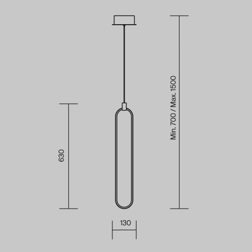 Подвесной светодиодный светильник Maytoni Chain MOD017PL-L13N Подвесной светодиодный светильник Maytoni Chain MOD017PL-L13N
