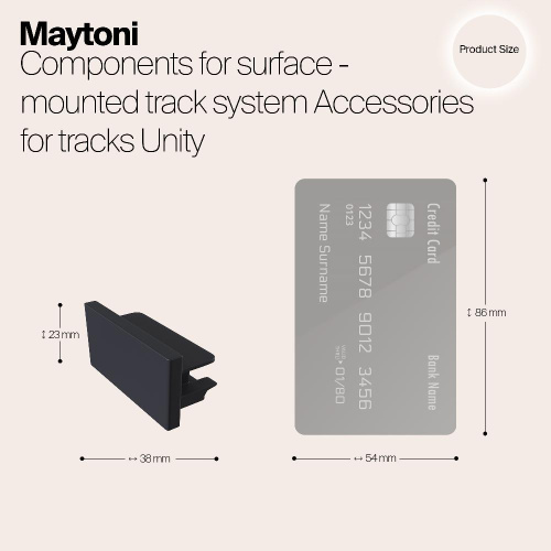 Заглушка Maytoni Track TRA001EC-11B Заглушка Maytoni Track TRA001EC-11B