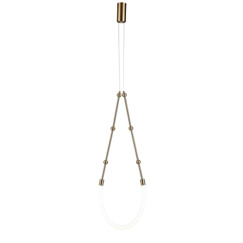 Подвесной светодиодный светильник Indigo Corda 14010/1P Brass V000062L Подвесной светодиодный светильник Indigo Corda 14010/1P Brass V000062L