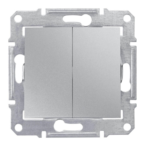 Выключатель двухклавишный Schneider Electric Sedna 10A 250V SDN0300160 Выключатель двухклавишный Schneider Electric Sedna 10A 250V SDN0300160