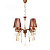 Подвесная люстра Lumina Deco Alessia LDP 1726-4 MD