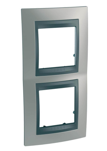Рамка 2-постовая вертикальная Schneider Electric Unica Top MGU66.004V.239