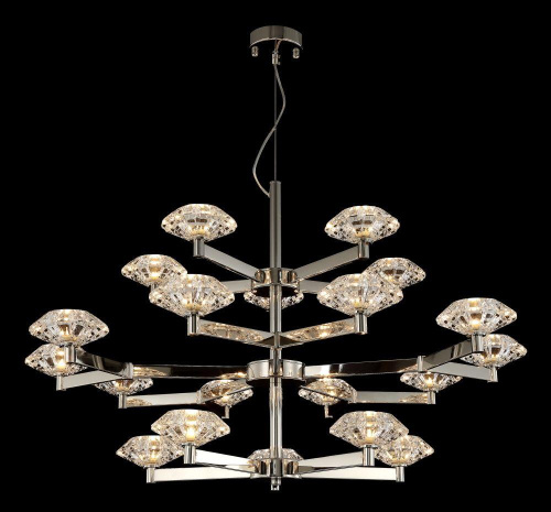 Подвесная люстра Crystal Lux Rebeca SP5+10+5 Nickel Подвесная люстра Crystal Lux Rebeca SP5+10+5 Nickel