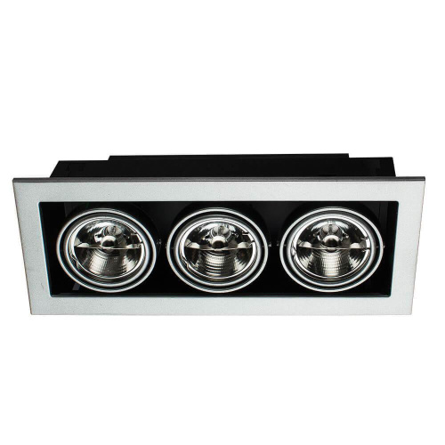 Встраиваемый светильник Arte Lamp Technika A5930PL-3SI Встраиваемый светильник Arte Lamp Technika A5930PL-3SI