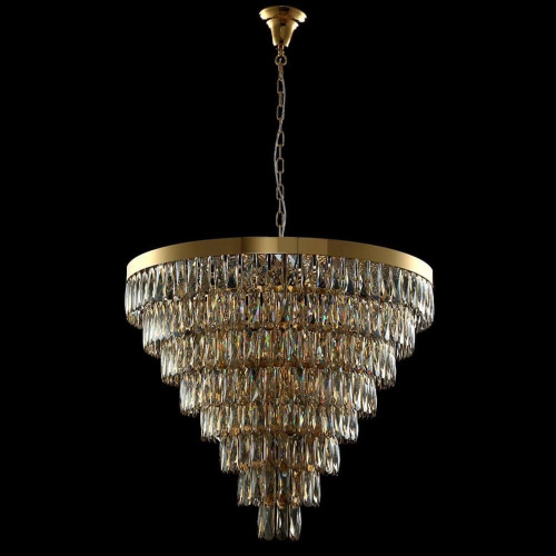 Подвесная люстра Crystal Lux Abigail SP22 D820 GOLD/AMBER Подвесная люстра Crystal Lux Abigail SP22 D820 GOLD/AMBER